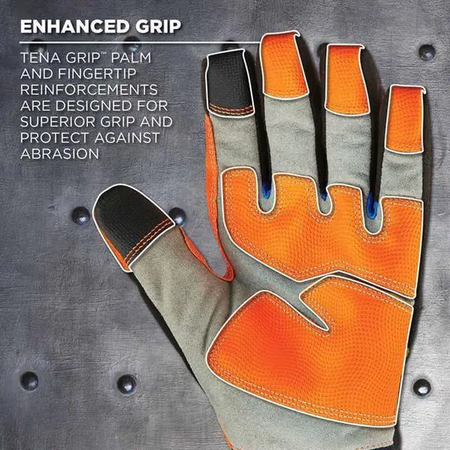 Alt view image 4 of 5 - PROFLEX BY ERGODYNE 818WP Thermal Waterproof Utility Gloves, Thinsulate Lining,