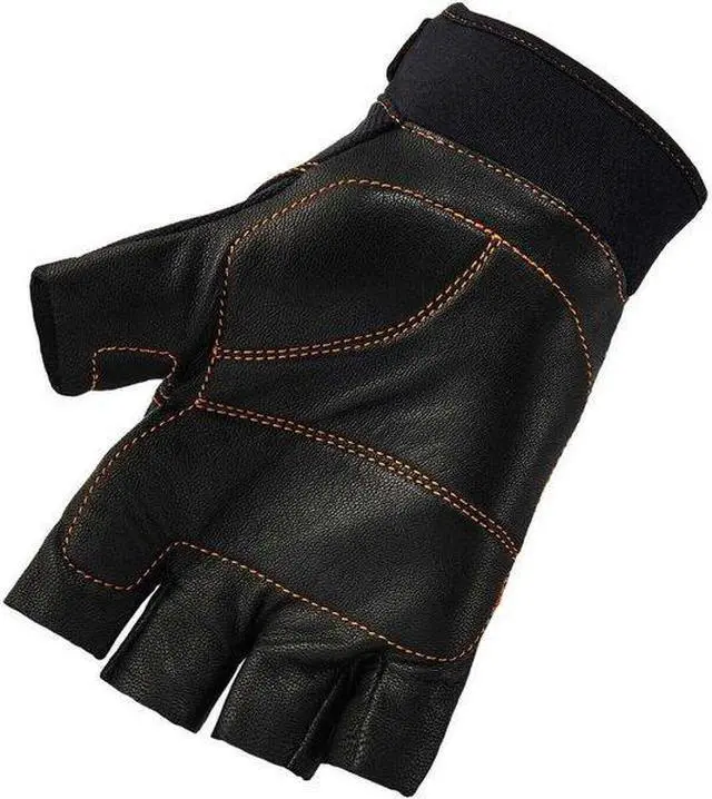 Alt view image 2 of 3 - PROFLEX 901 XL Black Impact Gloves, Leather