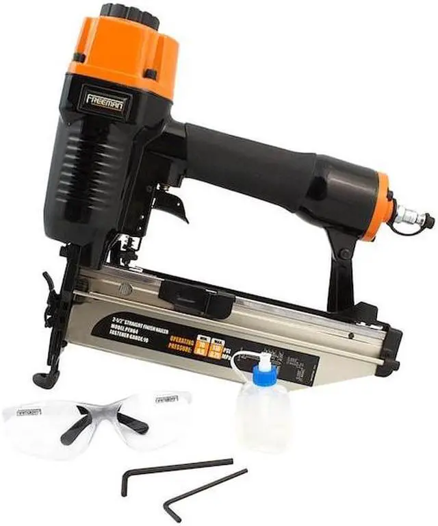 Alt view image 9 of 11 - Pneumatic 16-Gauge 2-1/2 In. Straight Finish Nailer
