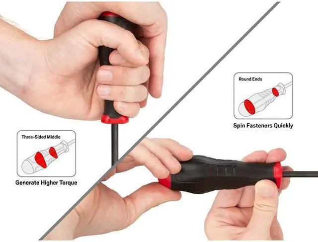 Alt view image 5 of 8 - TEKTON Torx High-Torque Black Oxide Blade Screwdriver Set, 6-Piece (T10-T30) | DHT91006