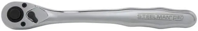 Alt view image 4 of 8 - STEELMAN PRO 78241 72-Tooth 1/2-Inch Drive Thin Profile Ratchet with Offset Handle