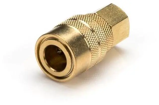 Alt view image 2 of 4 - STEELMAN 99473-B 20-Piece 1/4" NPT Solid Brass Coupler and Steel Plug Pack