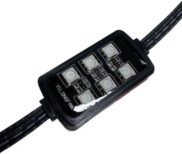 Alt view image 6 of 8 - RS08RGB - ColorADAPT 8-Piece Light 6SMD POD RGB Multi-Color Accent Kit