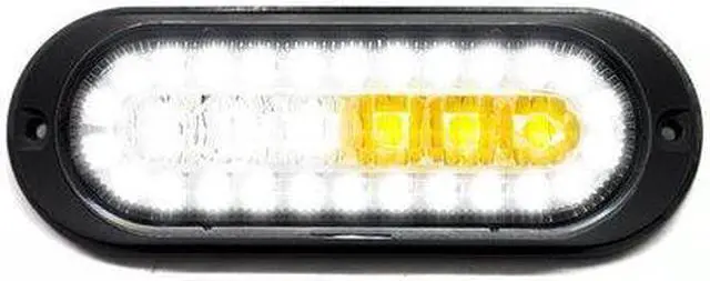 Alt view image 7 of 9 - RS7003AWD - Dual-Function Flush Mount Amber Strobe w/ White DRL
