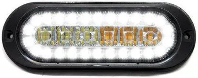 Alt view image 8 of 9 - RS7003AWD - Dual-Function Flush Mount Amber Strobe w/ White DRL