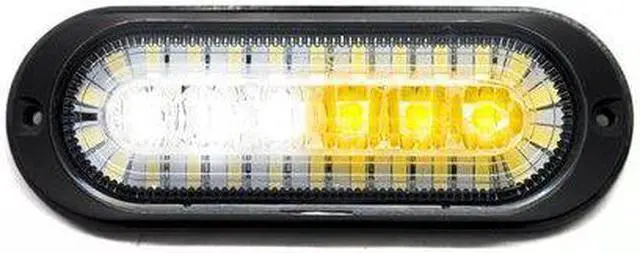 Alt view image 9 of 9 - RS7003AWD - Dual-Function Flush Mount Amber Strobe w/ White DRL