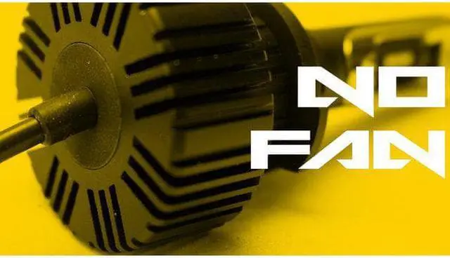 Alt view image 7 of 7 - H11TLED - Terminator Series H11 Fanless LED Conversion Headlight Kit