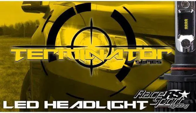 Alt view image 10 of 10 - 9006TLED - Terminator Series 9006 Fanless LED Conversion Headlight Kit
