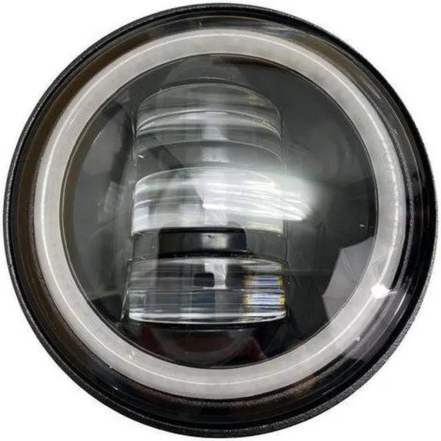 Alt view image 10 of 10 - RS3037050-C - ColorSMART Jeep JK 7in Headlight & 4in Foglight Complete Kit w/ Chasing
