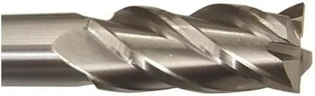 Alt view image 5 of 7 - Drill America BRCF310 HSS 4 Flute End Mill, Single End, 5/16" x 3/8"