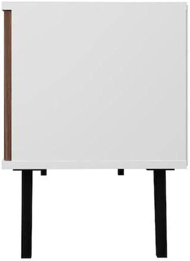 Alt view image 13 of 13 - Doyers 53.15 TV Stand in White and Nut Brown