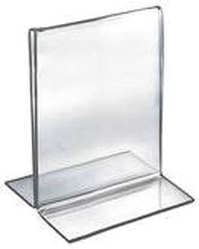 Alt view image 2 of 4 - Azar 152726 4-Inch by 6-Inch Vertical Double-Sided Stand Up Sign Holder, 10 Count
