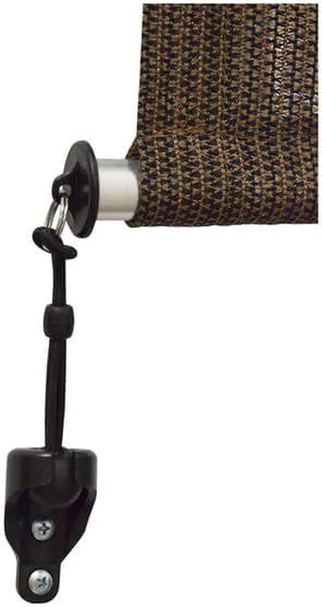 Alt view image 4 of 4 - Keystone Fabrics P7725 96 x 72 in. Outdoor Cordless Sun Shade, Canyon