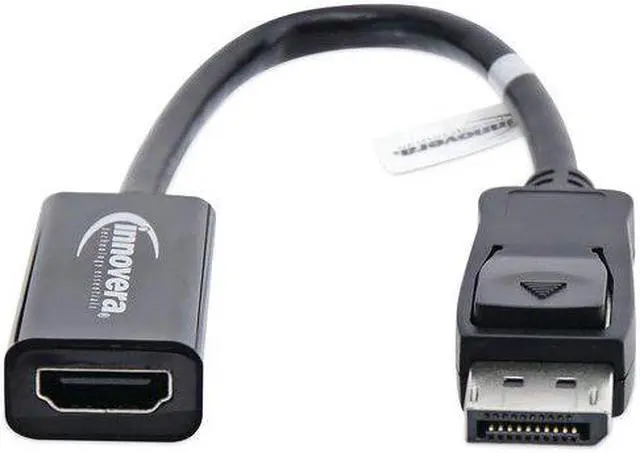 Alt view image 14 of 17 - Innovera Display Port-Hdmi Adapter, Display Port; Hdmi, 0.65 Ft, Black 30042