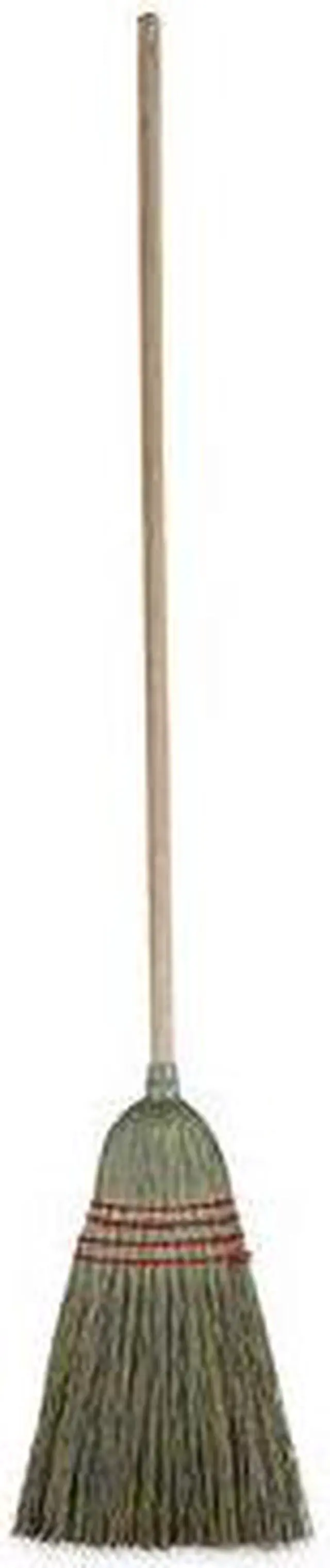 Alt view image 3 of 8 - Boardwalk - UNS 920Y - Maid Broom, Mixed Fiber Bristles, 55 Wood Handle, Natural, 12/Carton