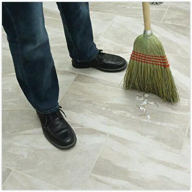 Alt view image 7 of 8 - Boardwalk - UNS 920Y - Maid Broom, Mixed Fiber Bristles, 55 Wood Handle, Natural, 12/Carton