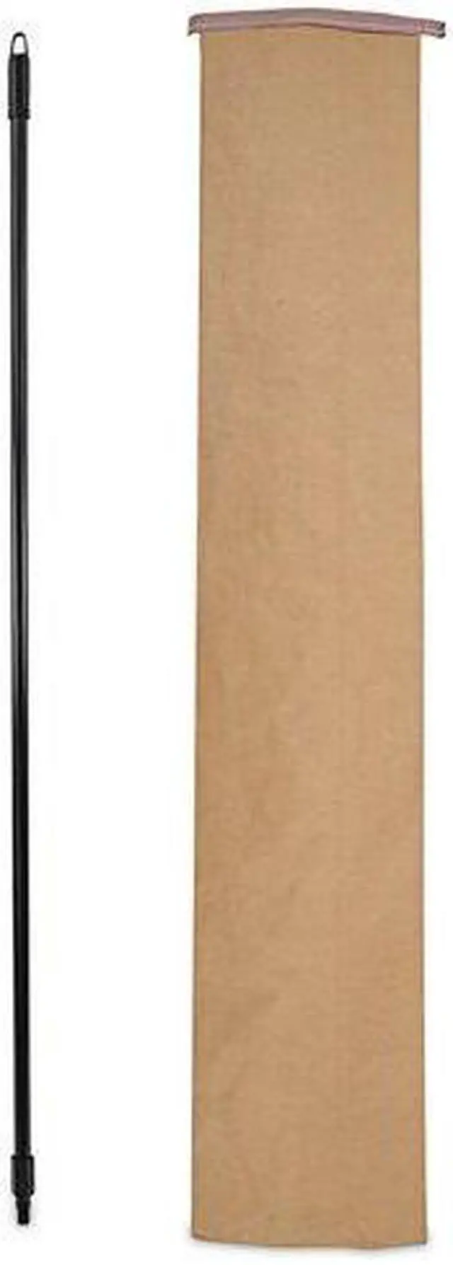 Alt view image 13 of 19 - Boardwalk Fiberglass Broom Handle Nylon Plastic Threaded End 1" Dia. x 60" Long