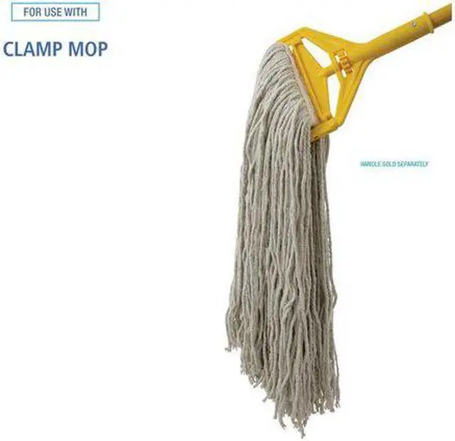 Alt view image 11 of 20 - Boardwalk Cut-End Wet Mop Head Cotton No. 32 White 2032CEA