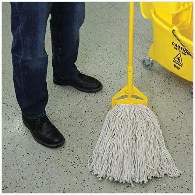 Alt view image 13 of 20 - Boardwalk Cut-End Wet Mop Head Cotton No. 32 White 2032CEA