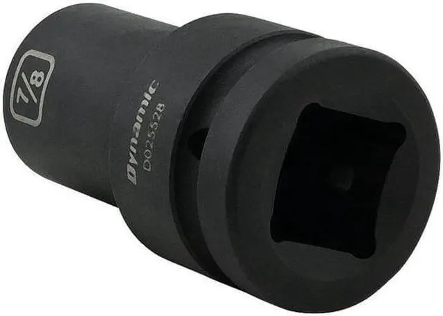 Alt view image 6 of 7 - DYNAMIC D025528 1" Drive Deep Socket, Black Phosphate, Tools 7/8" X 1" Drive, 6