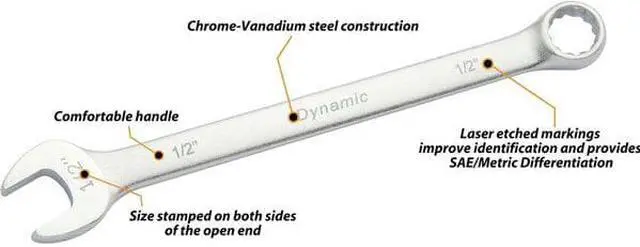 Alt view image 2 of 4 - DYNAMIC D074354 Tools 1-3/4" 12 Point Combination Wrench, Contractor Series,