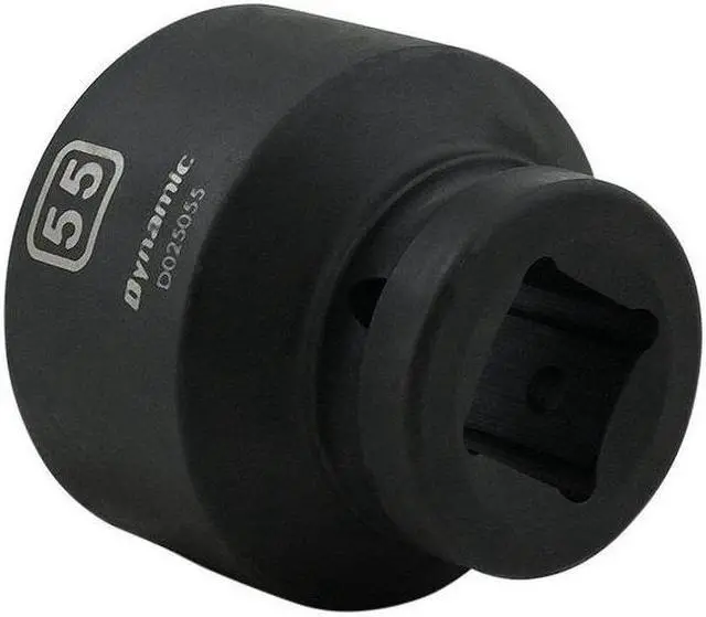 Alt view image 6 of 7 - DYNAMIC D025055 1" Drive Standard Socket, Black Phosphate, Tools 55MM X 1"