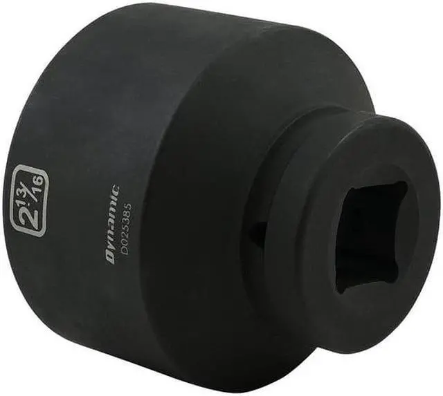 Alt view image 5 of 7 - DYNAMIC D025385 1" Drive Standard Socket, Black Phosphate, Tools 2-13/16" X 1"