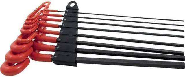 Alt view image 6 of 8 - dynamic tools 8 piece 9" long t-handle sae hex key set, 5/64" - 3/8"