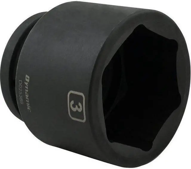 Alt view image 3 of 7 - DYNAMIC D025388 1" Drive Standard Socket, Black Phosphate, Tools 3" X 1" Drive,