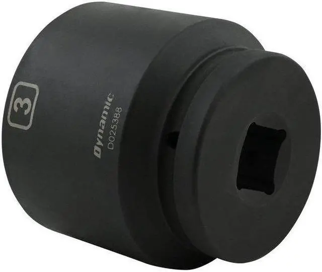 Alt view image 4 of 7 - DYNAMIC D025388 1" Drive Standard Socket, Black Phosphate, Tools 3" X 1" Drive,