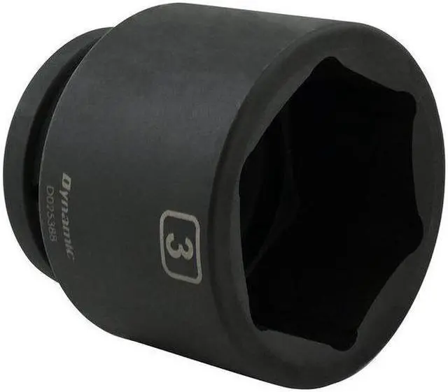 Alt view image 7 of 7 - DYNAMIC D025388 1" Drive Standard Socket, Black Phosphate, Tools 3" X 1" Drive,