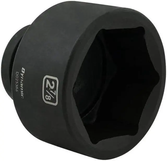 Alt view image 5 of 7 - DYNAMIC D025386 1" Drive Standard Socket, Black Phosphate, Tools 2-7/8" X 1"
