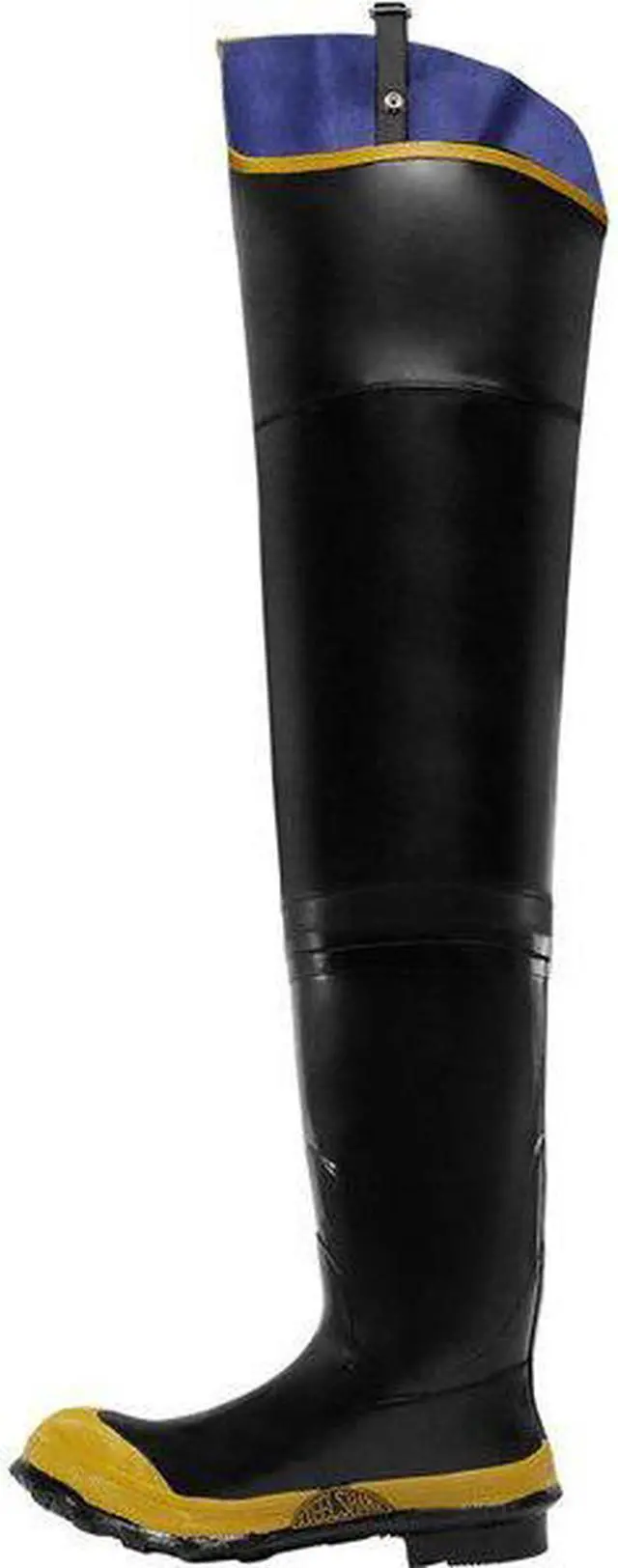 Alt view image 2 of 4 - LACROSSE 24009091 Size 10 Men's Steel Hip Wader, Black