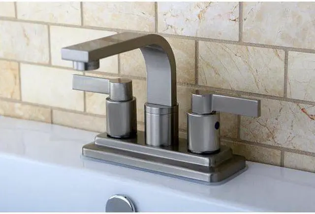 Alt view image 4 of 5 - Kingston Brass KB8468NDL NUVO FUSION Euro high Rise Spout Lavatory Faucet With B