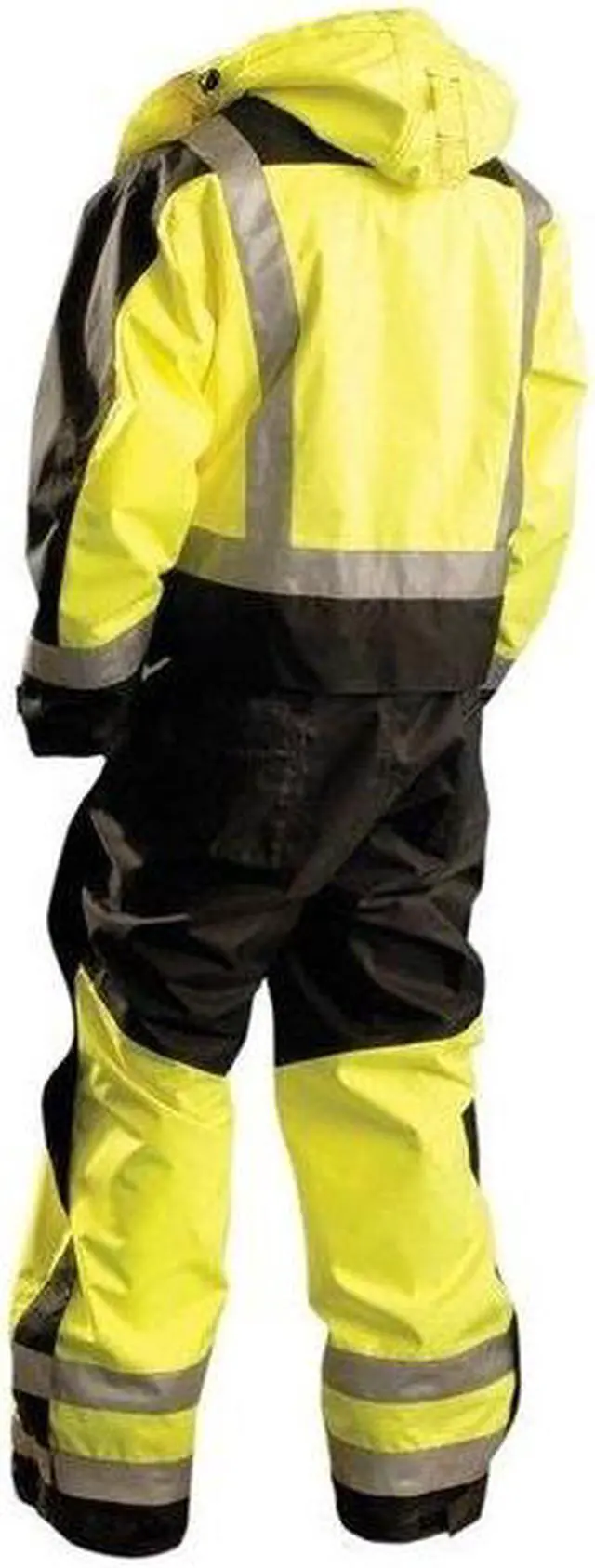 Alt view image 2 of 7 - OCCUNOMIX SP-CVL-BYL Coverall,Black/Yellow,L