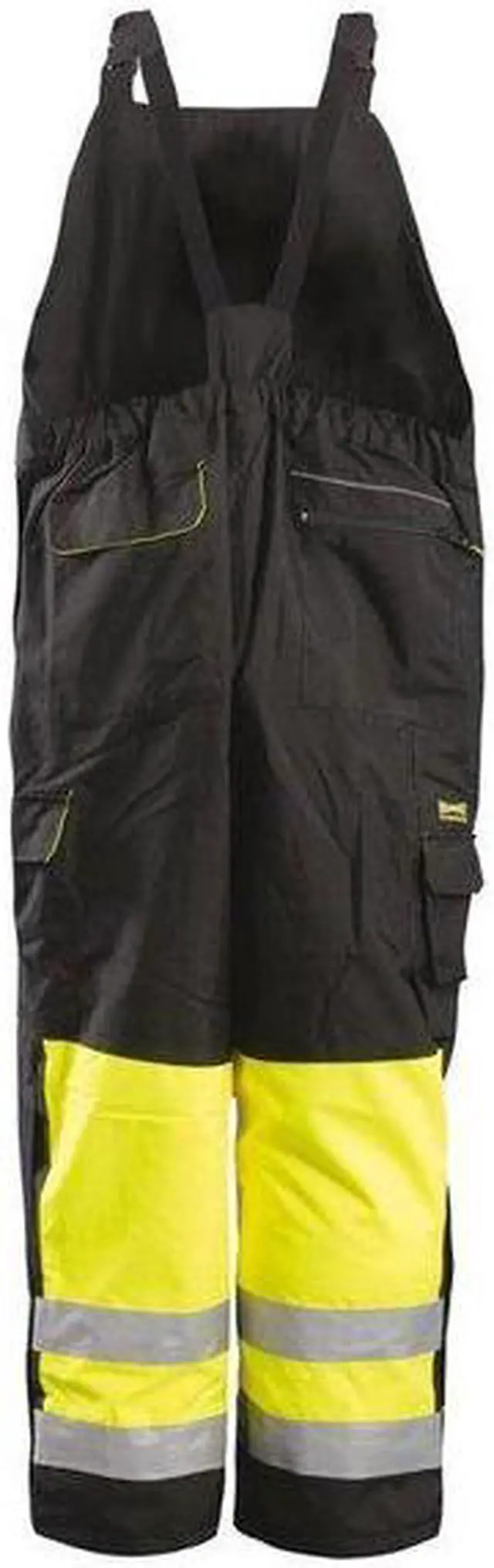 Alt view image 3 of 5 - OCCUNOMIX SP-BIB-BY2X Men's Rain Bib Overall, PVC, snaps, Yellow, 2XL