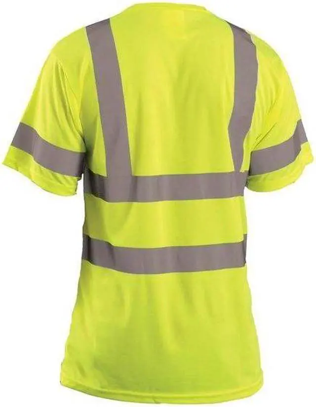 Alt view image 5 of 5 - OCCUNOMIX LUX-SSETP3B-YL T-Shirt, 3, R, Polyester, Yellow, L