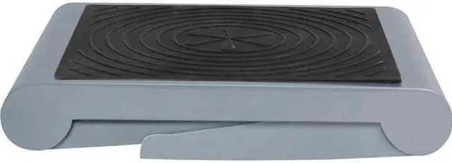 Alt view image 12 of 13 - Cramer Folding Step Stool 250lb Cap 14w x 11 1/4d x 9 3/4h Slate 50051PK82