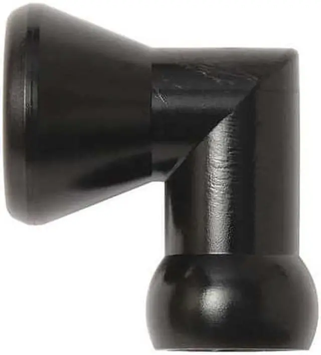 Main image of LOC-LINE 49435-BLK Elbow,Black,1/4",PK20