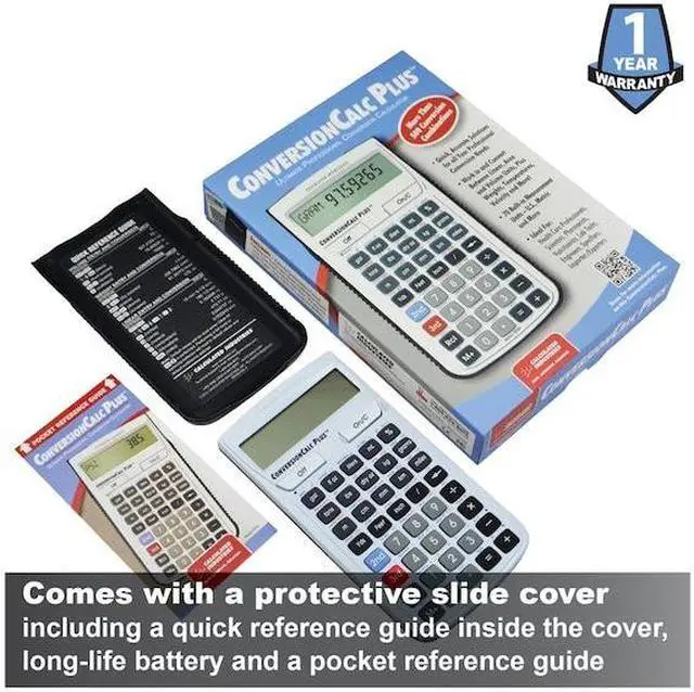 Alt view image 16 of 18 - CALCULATED INDUSTRIES 8030 Conversion Calculator Plus,Portable,LCD