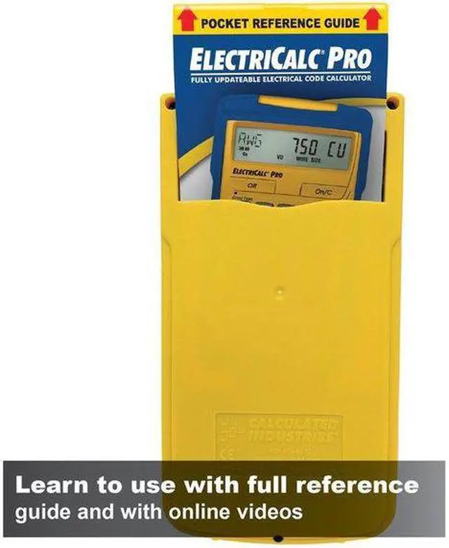 Alt view image 10 of 14 - CALCULATED INDUSTRIES 5070 Electrical Calculator,8-1/4 x 6 In,LCD