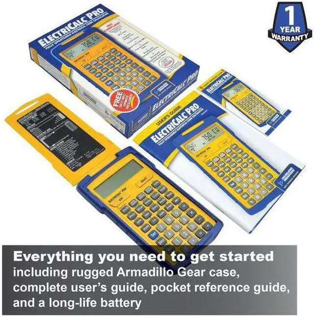 Alt view image 11 of 14 - CALCULATED INDUSTRIES 5070 Electrical Calculator,8-1/4 x 6 In,LCD