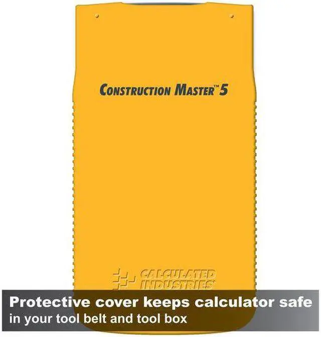 Alt view image 17 of 19 - CALCULATED INDUSTRIES 4050 Construction Calculator,5 5/8 Lx3 In W