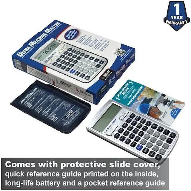 Alt view image 20 of 20 - Construction Calculator,7.0x1.0x5.0 In CALCULATED INDUSTRIES 8025