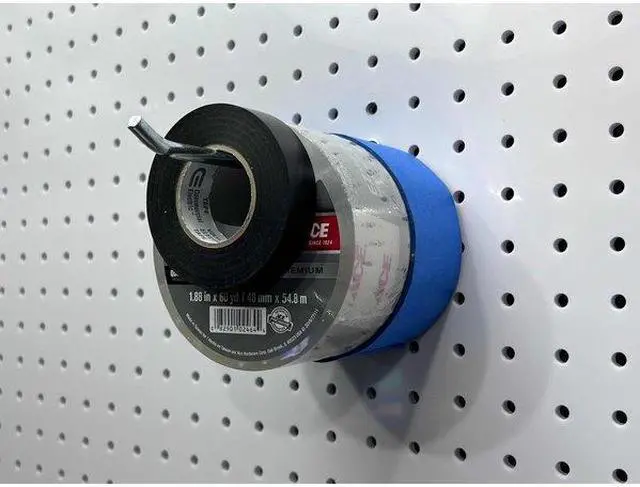 Alt view image 6 of 9 - Triton Steel Single Rod Pegboard Hook Bright Zinc  Steel  71613