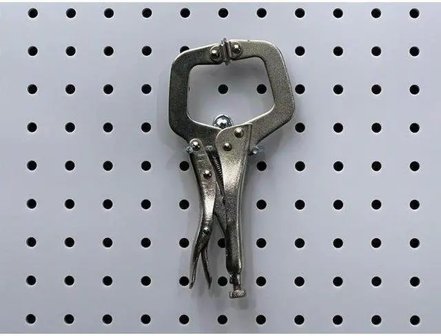 Alt view image 6 of 9 - Triton Products 72100 .75 In. Zinc Plated Steel Pliers Holder .19 In. Dia. for DuraBoard, 10 Pack