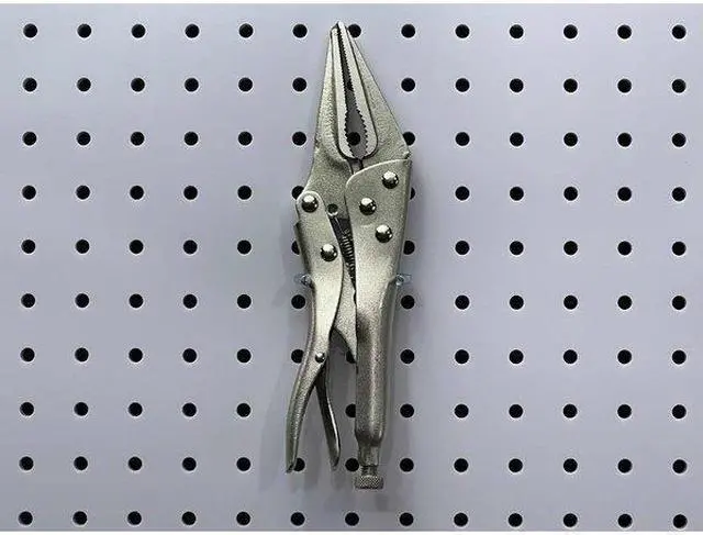 Alt view image 7 of 9 - Triton Products 72100 .75 In. Zinc Plated Steel Pliers Holder .19 In. Dia. for DuraBoard, 10 Pack