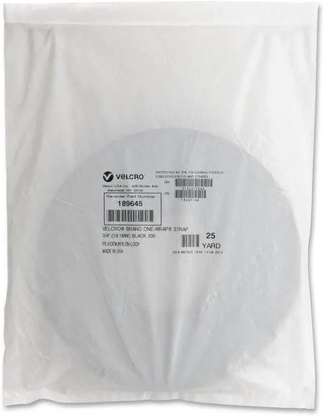 Alt view image 2 of 5 - VELCRO BRAND 189645 Reclosable Fastener, No Adhesive, 75 ft, 3/4 in Wd, Black