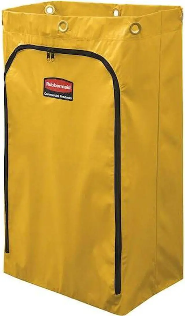 Alt view image 12 of 14 - Rubbermaid Yellow Vinyl Replacement Bag, 1 EA Yellow  Vinyl 1966719