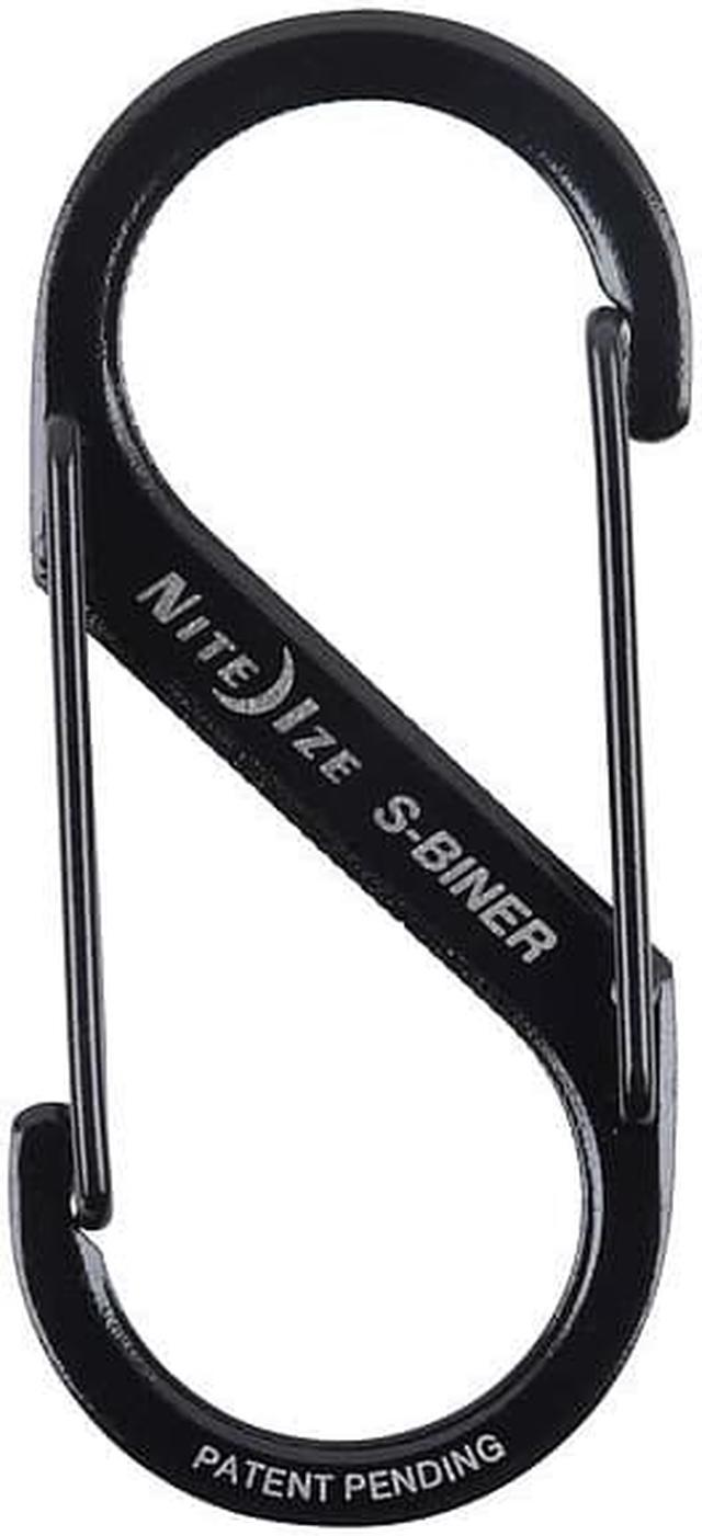 Nite Ize SB234-03-01  Carabiner Clip 3-1/2 Inch Steel Black